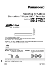 PANASONIC DMR-PWT520 - Blu-ray player