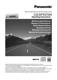 PANASONIC CQ-DFX572N - Car radio