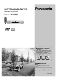 PANASONIC DVD-RV60 - DVD player