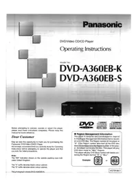 DVD-A360 PANASONIC