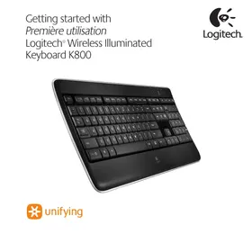 LOGITECH WIRELESS ILLUMINATED KEYBOARD K800 - Gaming Keyboard