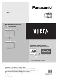 Instrukcija PANASONIC VIERA TX-75EX780 Televizorius
