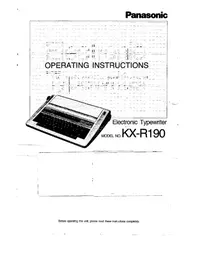 KX-R190 PANASONIC