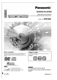 PANASONIC DVD-S55 - DVD player
