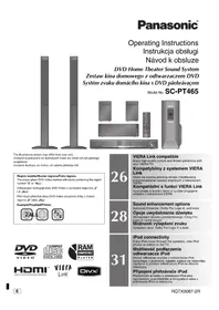 Instrukcja PANASONIC SC-PT465 System Hi-Fi