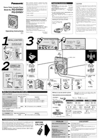 PANASONIC RQ-SW88V - Système Hi-Fi