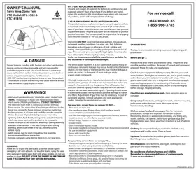 Manual Wood's TERRA NOVA 8 Tent