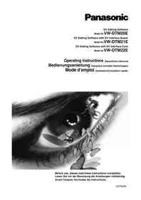 PANASONIC VW-DTM21 - Software License