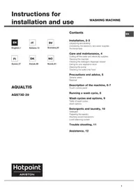 AQS73D 29 EU/A Hotpoint Ariston