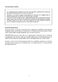 Manuale ROSIERES FG 1010 CIN Forno