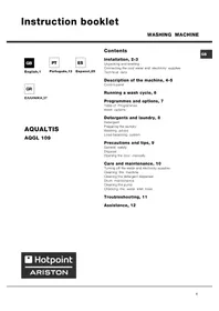 HOTPOINT Aqualtis AQGL 109 - Máquina de lavar