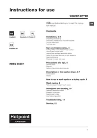 RDSG 86207 S EU Hotpoint Ariston