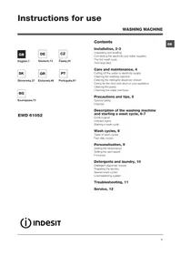 INDESIT EWD 61052 W EU/1 - Pračka
