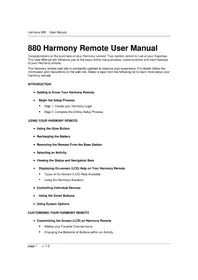 Harmony 880 LOGITECH