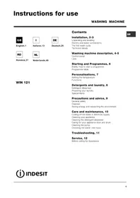 INDESIT WIN 121 (EU) - Wasmachine