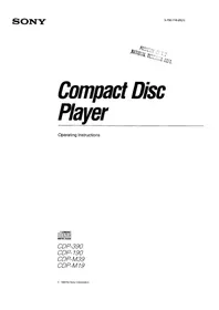 CDP-M19 SONY