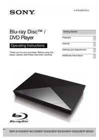 SONY BDP-BX120 - Blu-ray player