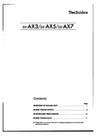 SX-AX5 PANASONIC