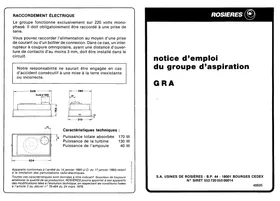 ROSIERES GRA - Aspirateur