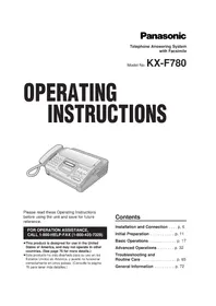 KX-F780 PANASONIC