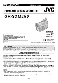 JVC GR-SXM250 - Cámara de video