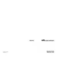SONY Walkman NWZ-B103F - Mp3 player