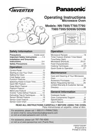 PANASONIC Inverter NN-T695 - Microondas