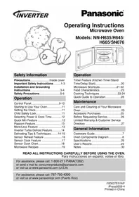 PANASONIC Inverter NN-H665 - Microondas