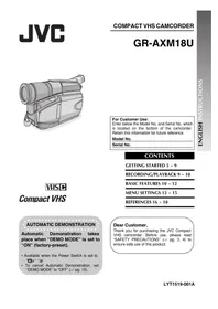 JVC GR-AXM18 - Cámara de video