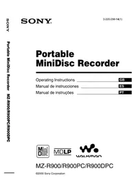 SONY MZ-R900DPC - Sistema Hi-Fi