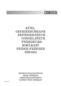 ZANUSSI ZBB6244 - Combinatiekoelkast