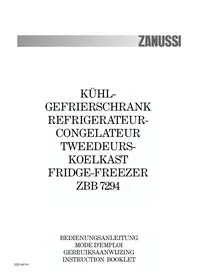ZANUSSI ZBB7294 - Réfrigérateur combiné