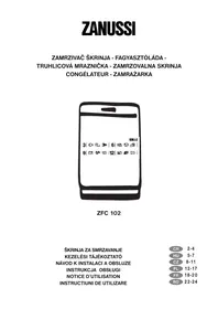 ZANUSSI ZFC102 - Zamrażarka