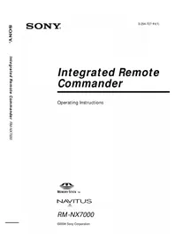SONY RM-NX7000 - Remote control