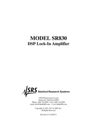 SR830 SRS