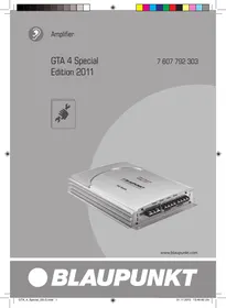 BLAUPUNKT GTA 4 SPECIAL EDITION 2011 - Amplificateur audio