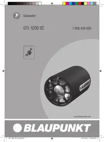 BLAUPUNKT GTT 1200 SC - Enceinte