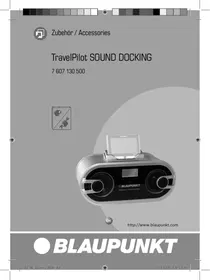 BLAUPUNKT TRAVELPILOT SOUND DOCKING - Station d'accueil audio
