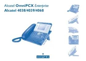 Notice ALCATEL-LUCENT 4038 Téléphone IP