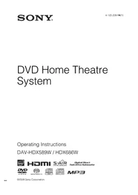 SONY DAV-HDX686W - Home Theater System
