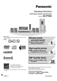 PANASONIC SC-PT650 - Home Theater System