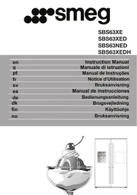 SMEG SBS63XEDH - Kombinovaná chladnička