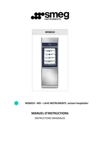 Navodila SMEG WD6010-36 Pralnik za instrumente