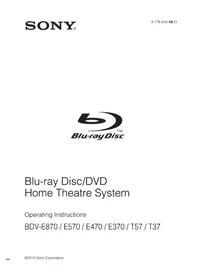 BDV-E470 SONY