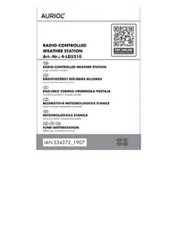 Navodila AURIOL IAN 334272 Vremenska Postaja
