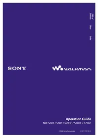 SONY Walkman NW-S705 - Mp3 player