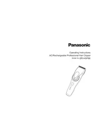 Instrukcja PANASONIC ER-HGP86 Trymer do brody