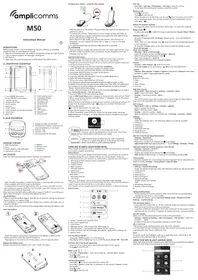 Notice Amplicomms M50 Smartphone