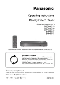 PANASONIC DMP-BD73 - Blu-ray player