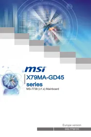 MSI X79MA-GD45 - Материнская плата